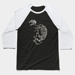 Long Sleep Dino #2 (Shadow) Baseball T-Shirt